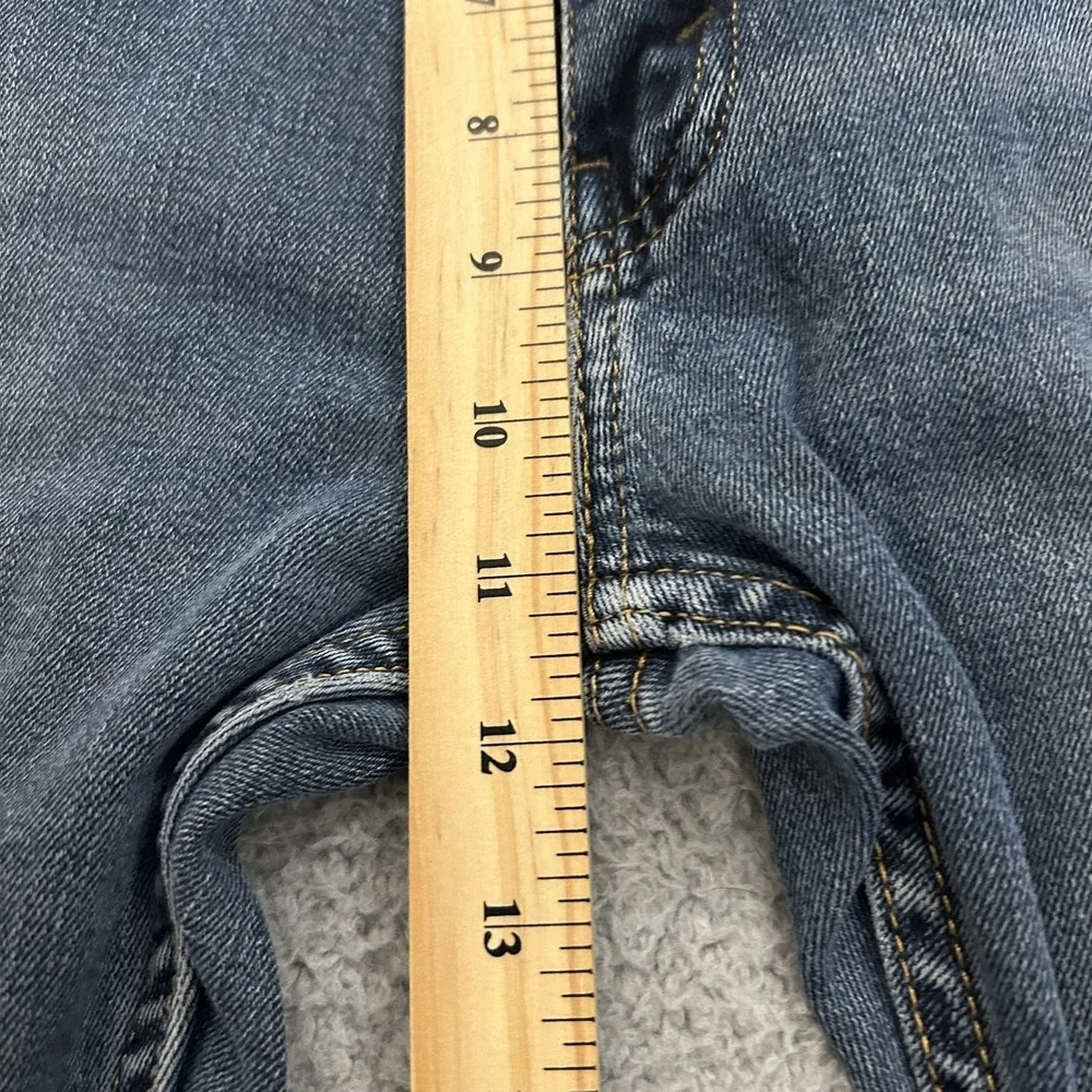 Levis Jeans Mens 34x32 (Fits 34x30) Blue Denim 505 Regular Straight American
